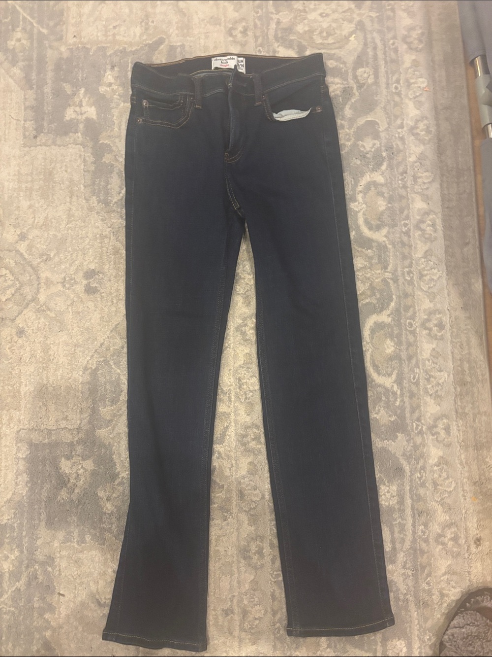 Kids BOYS Dark Blue Straight-Leg Jeans